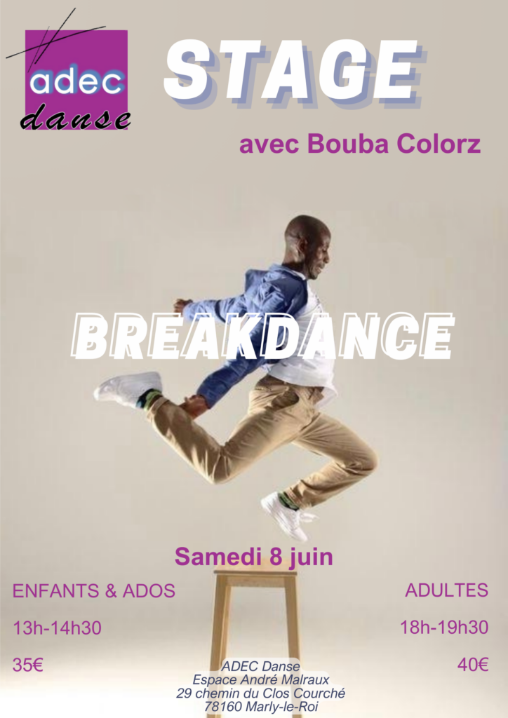 stage adultes breakdance Bouba Colorz